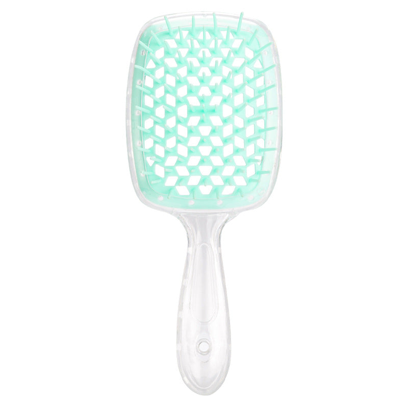 Hollow Mesh Comb for Wet And Dry Use, Scalp Massaging Hair Brush, Salon Hairdressing Tool, Head Massager Comb