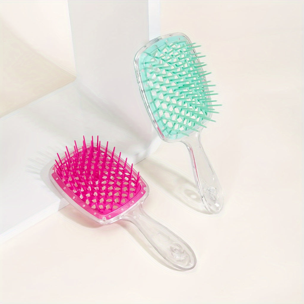 Hollow Mesh Comb for Wet And Dry Use, Scalp Massaging Hair Brush, Salon Hairdressing Tool, Head Massager Comb
