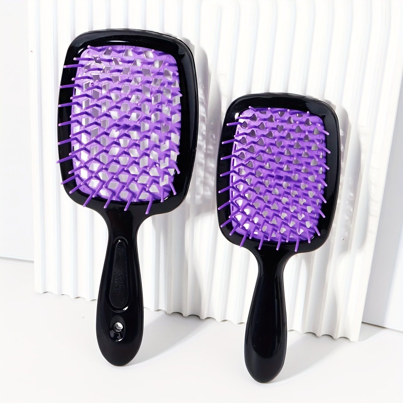2pcs Set of Large And Small Smooth Hairbrushes, with Soft Bristles, Tangle-Free - Perfect for Wet Or Damaged Hair, Suitable for Women And Men